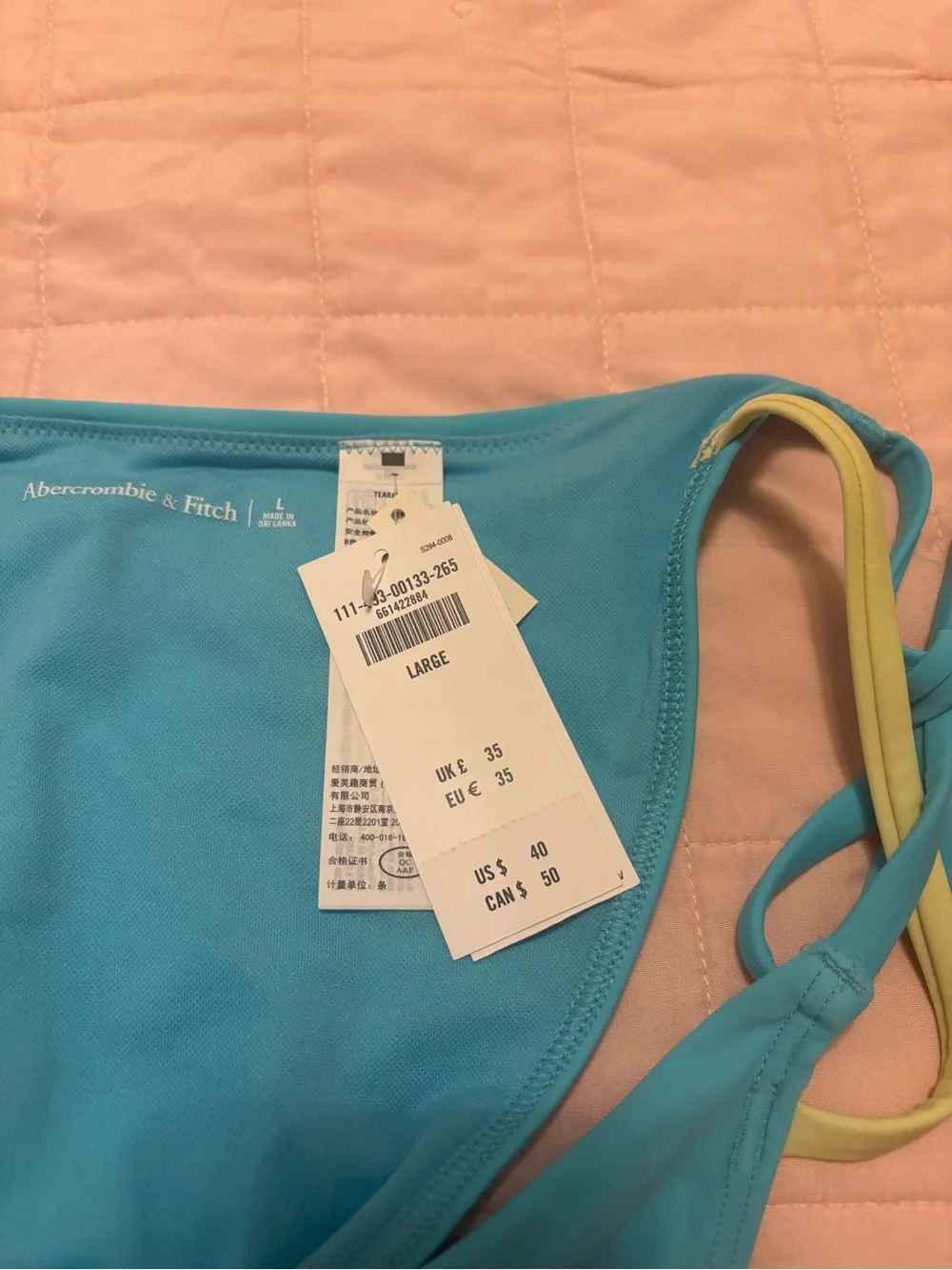 Abercrombie & Fitch Layered Tie-Side Cheeky Bottom
